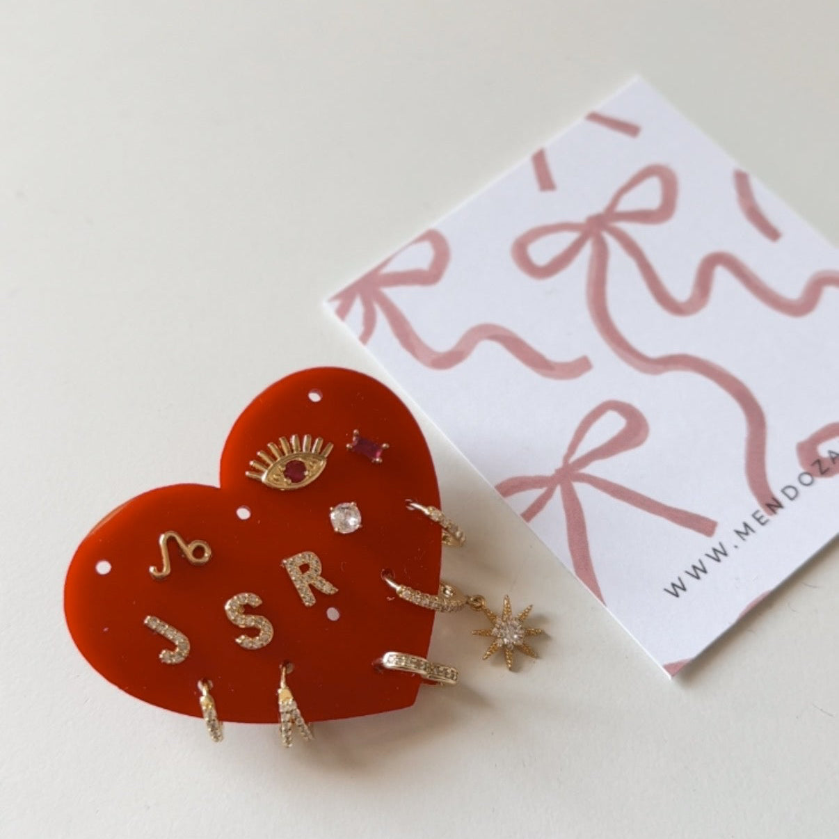 Heart Shape Earring Holder