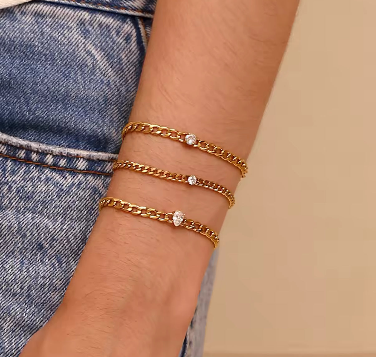 Round Stone Bracelet