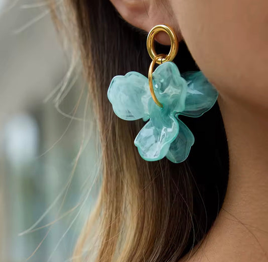Island Flower Earrings