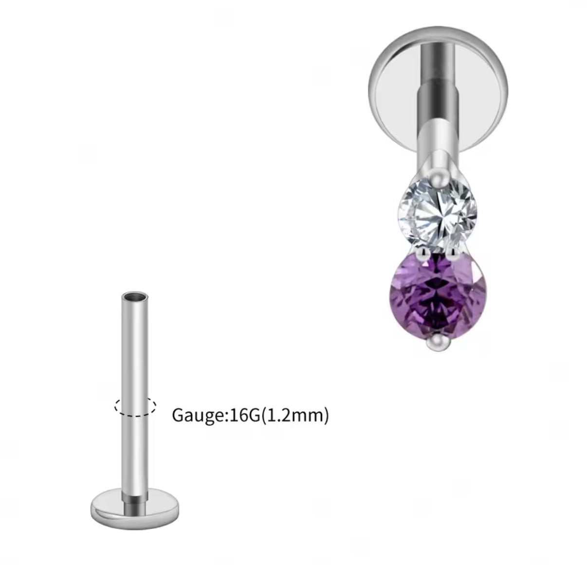 Purple Double Stone