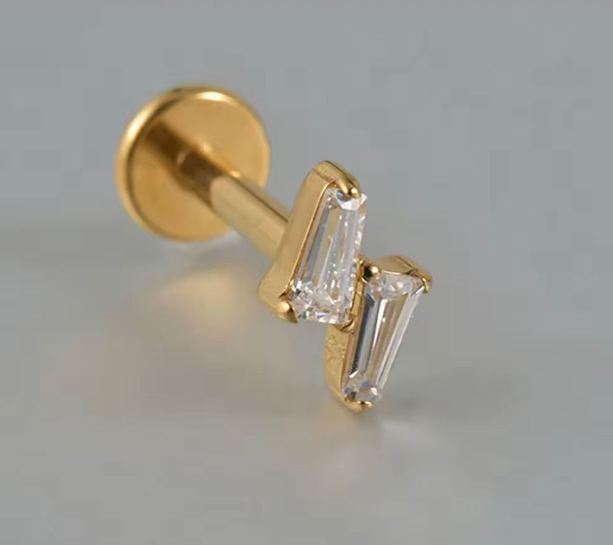 Double Stone Stud