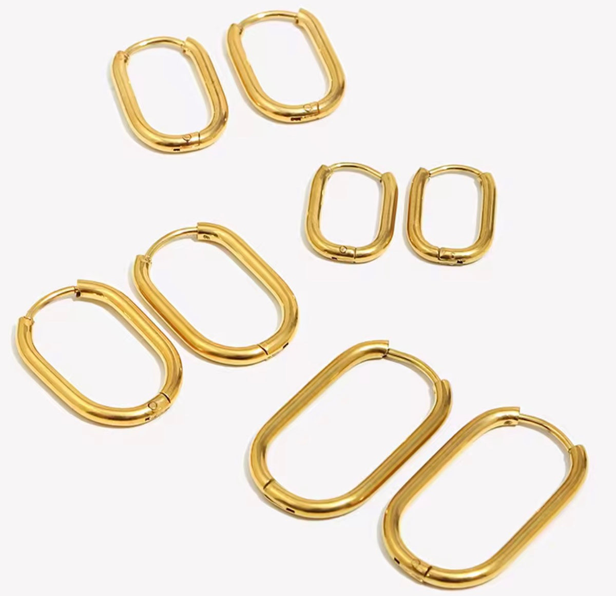 Oval Hoops