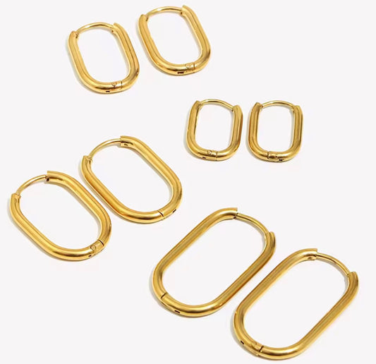 Oval Hoops