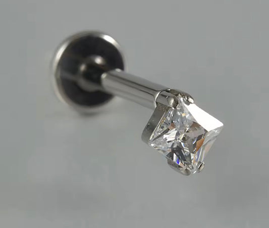 Tiny Diamond Shape Stud