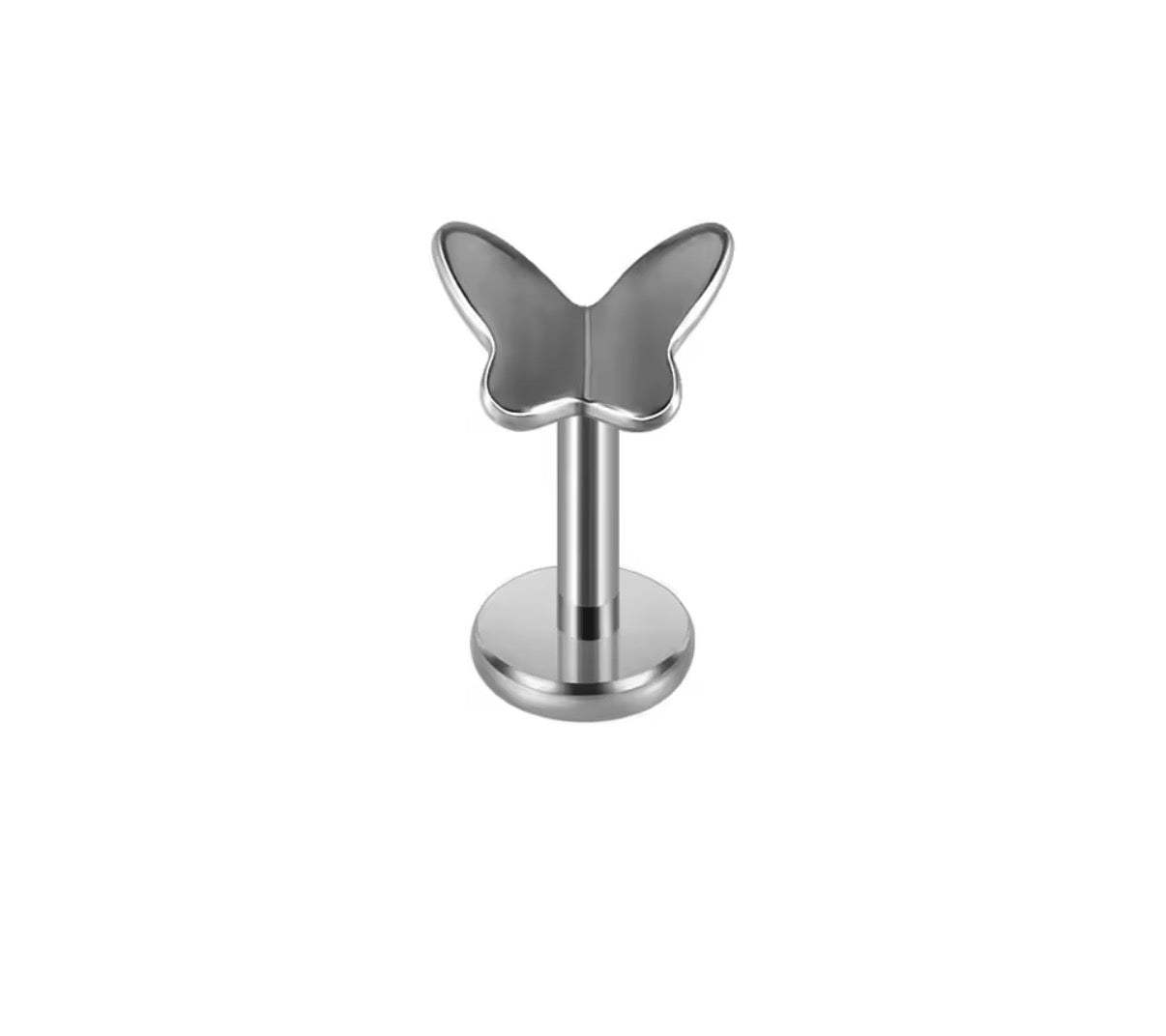 Plain Tiny Butterfly Stud