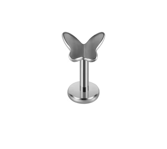 Plain Tiny Butterfly Stud