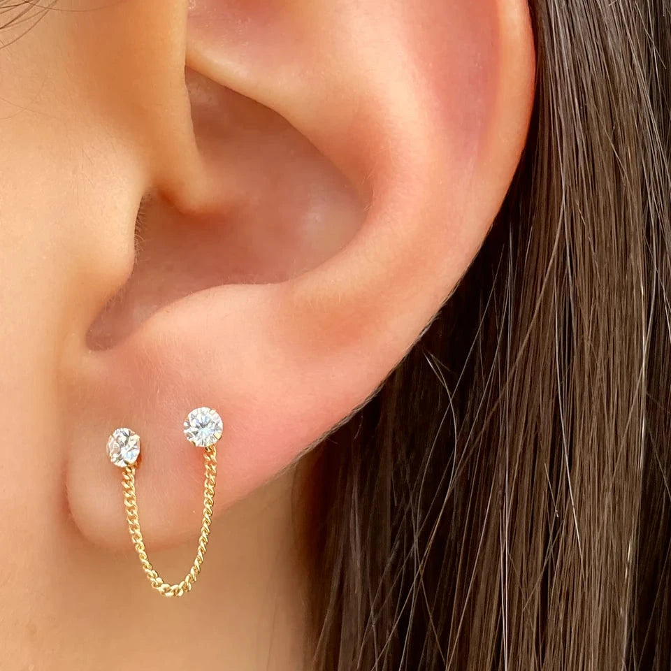 Chain Lovers Studs