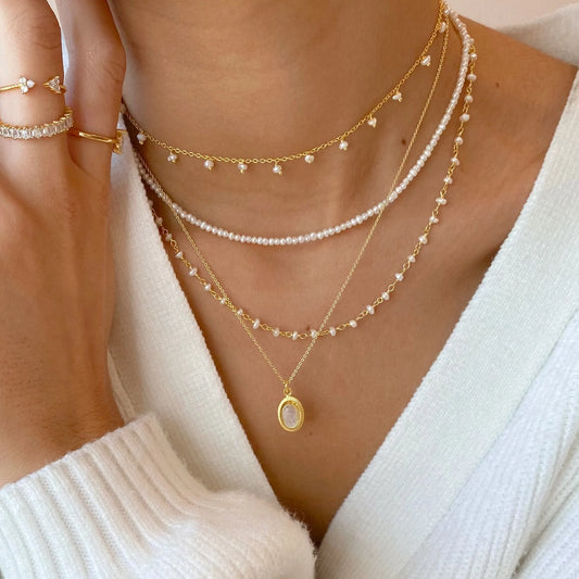 Mini Pearls Necklace