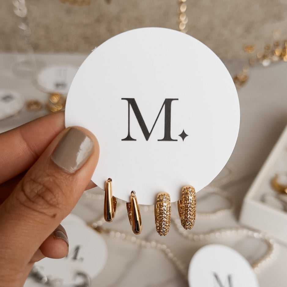 Minimalist Hoop Set