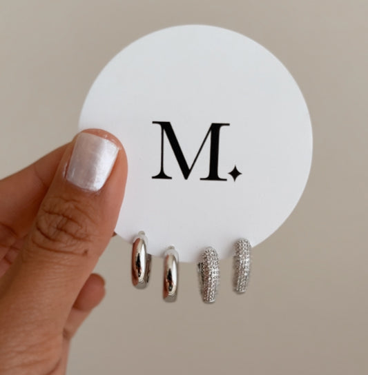 Dimond Hoop Set