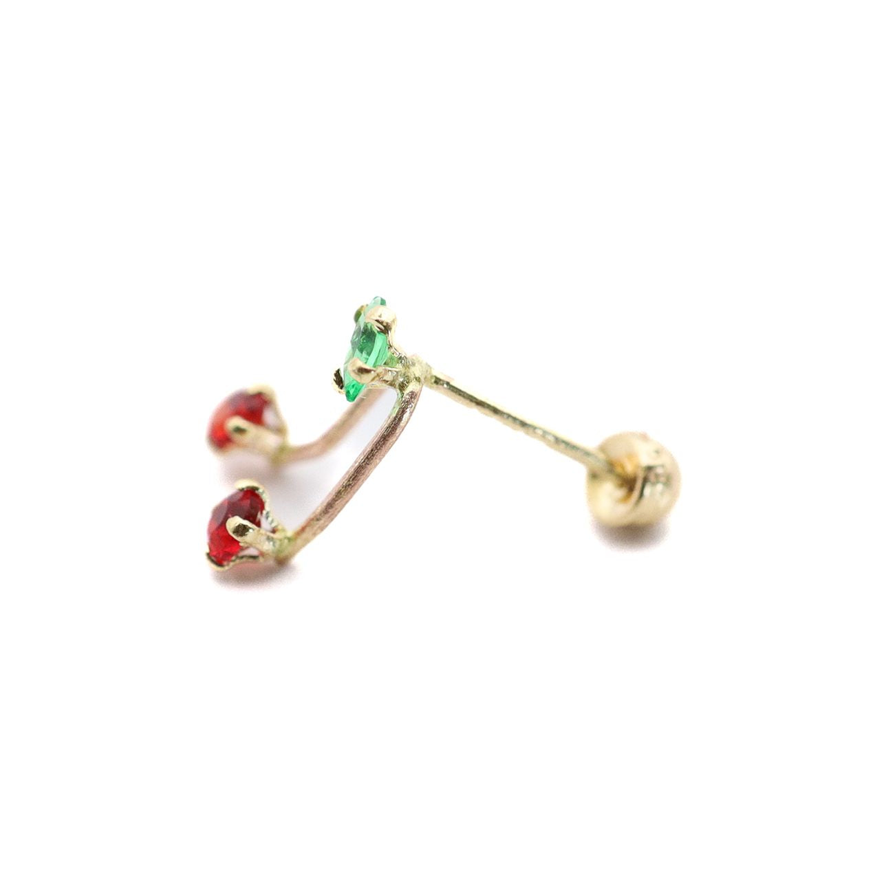 Gold Cherry Stud
