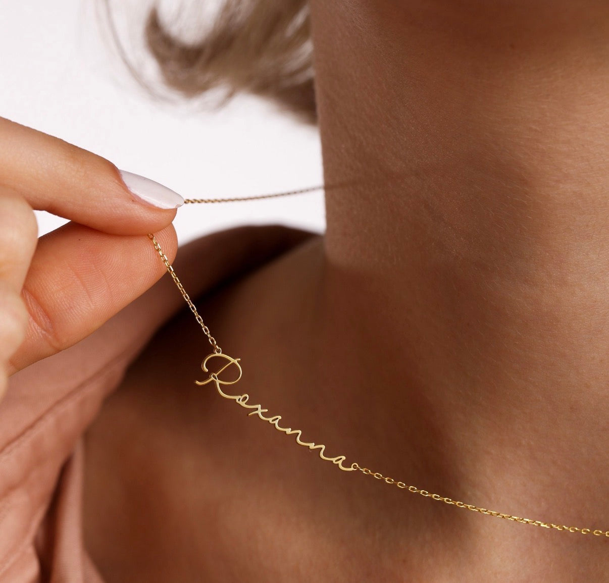 Cursive Custom Necklace