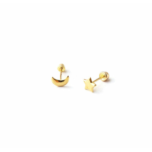 Plain Moon Stud