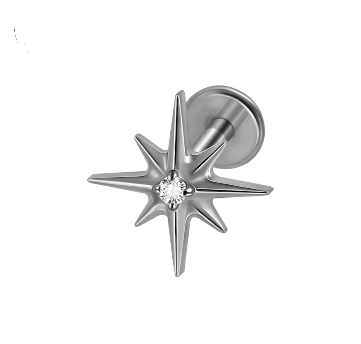 8 Points Star Stud