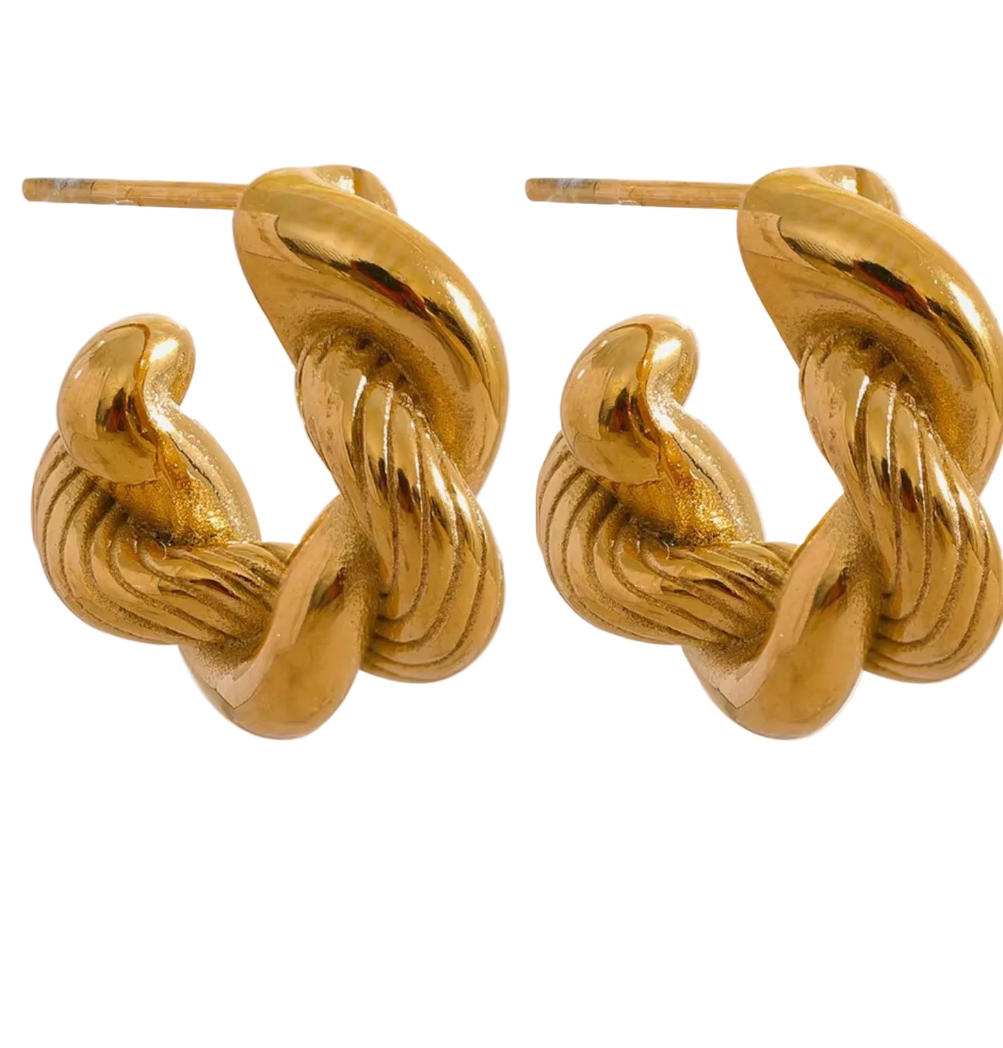 Twisted Half  Hoops