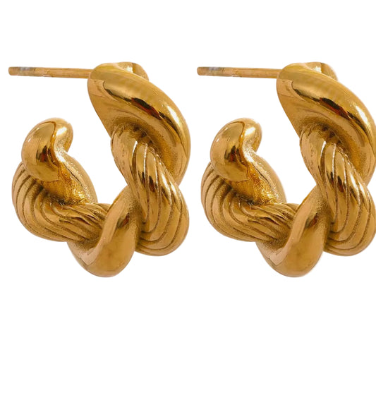 Twisted Half  Hoops