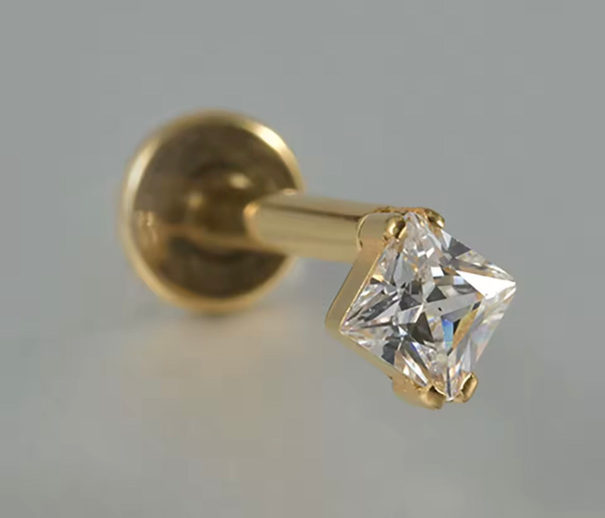 Tiny Diamond Shape Stud