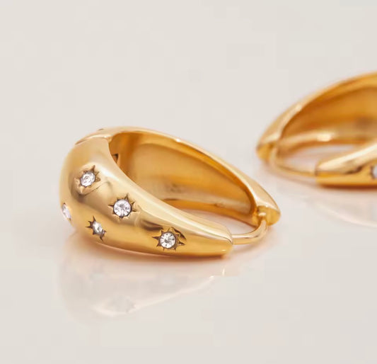 Sparkly Hoops