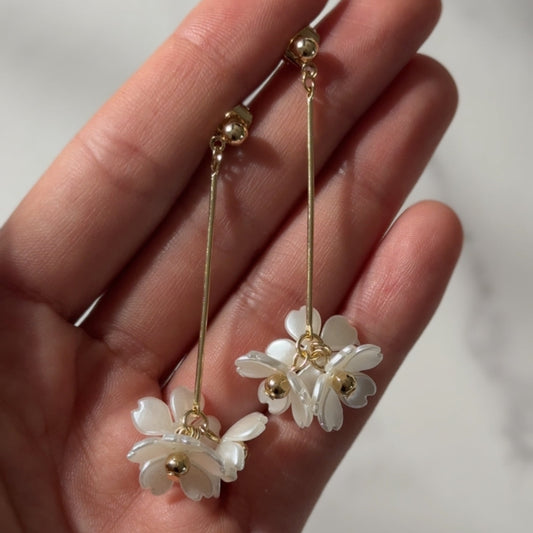 Drop Flower Earrings