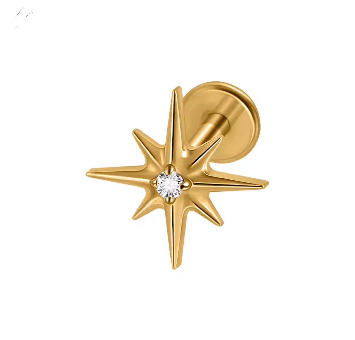 8 Points Star Stud