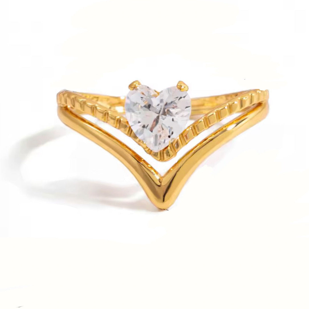 Vs Heart Ring