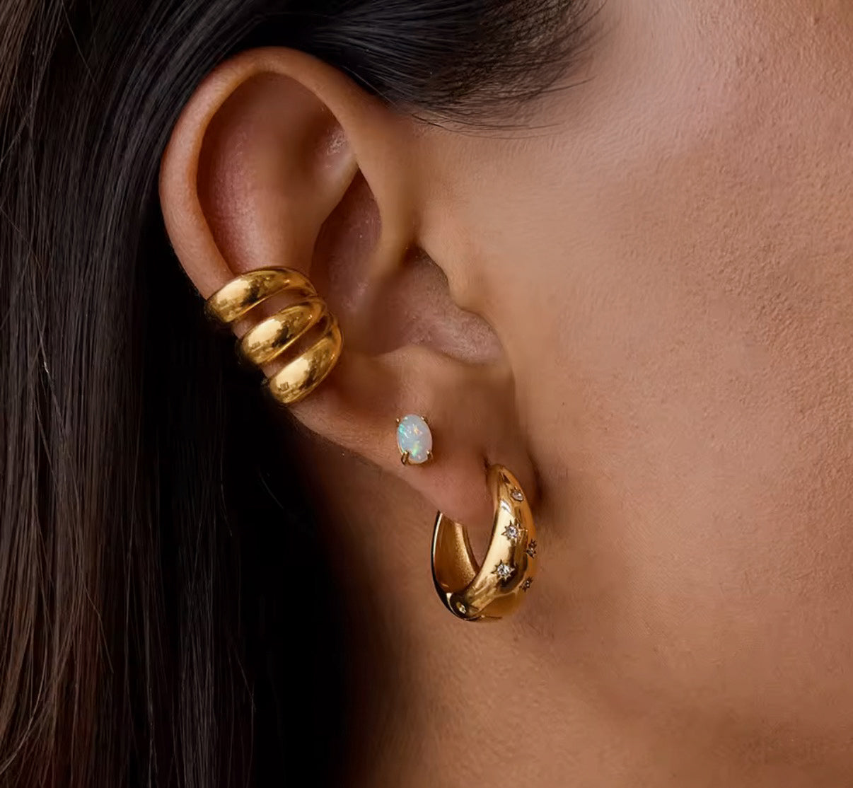 Sparkly Hoops