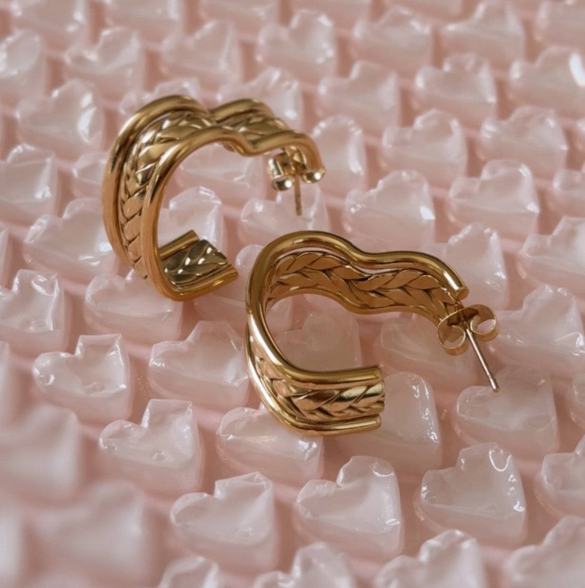 Layered Love Hoops