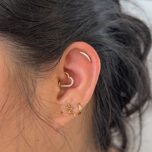 Crescent Stud