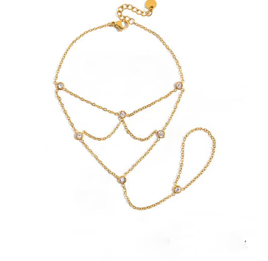 Heather Hand Chain