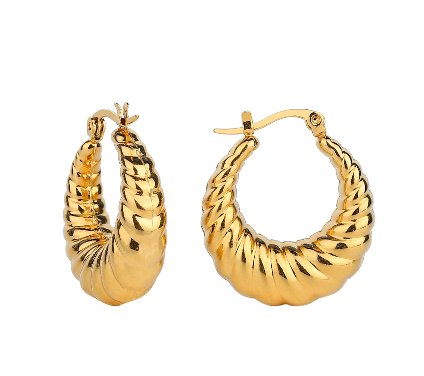 Classic Twisted Hoops