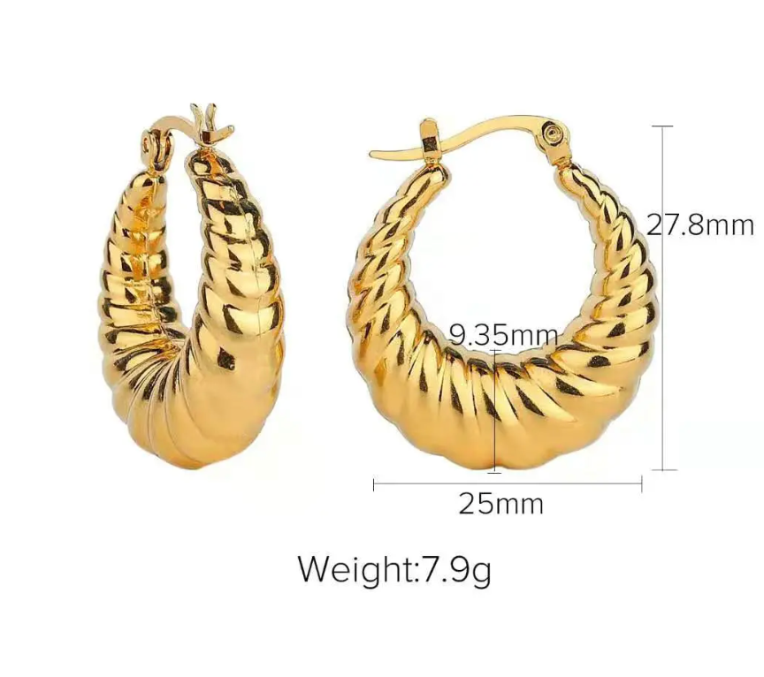 Classic Twisted Hoops