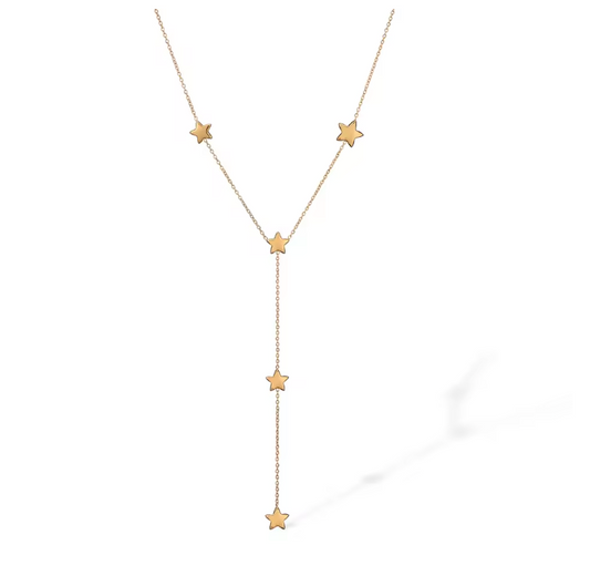 Full Stars Drop Necklace