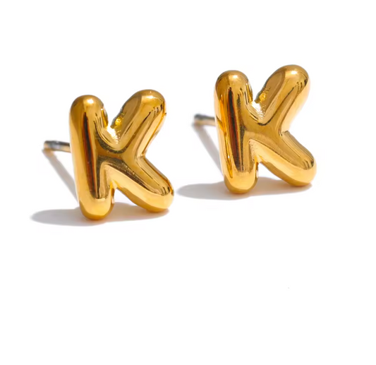 Bubble Letter Studs
