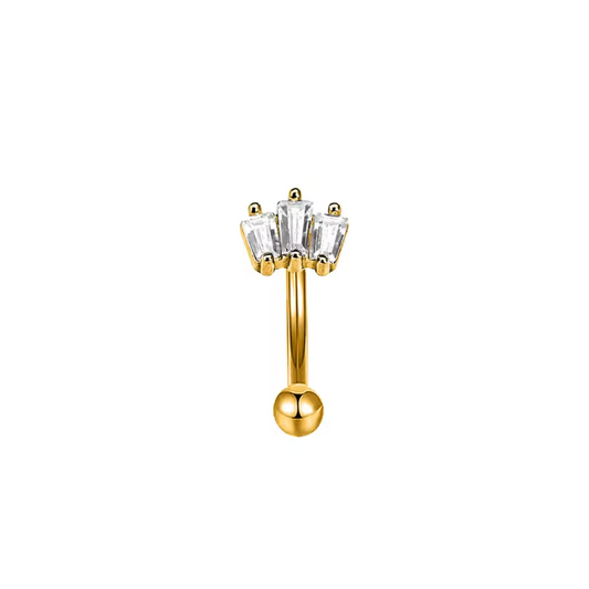 Crown Curved Stud