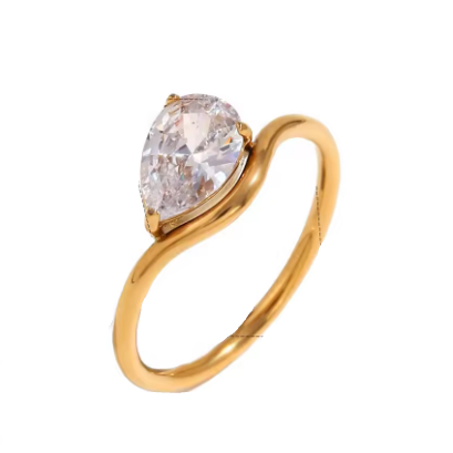 Pear Cut Ring