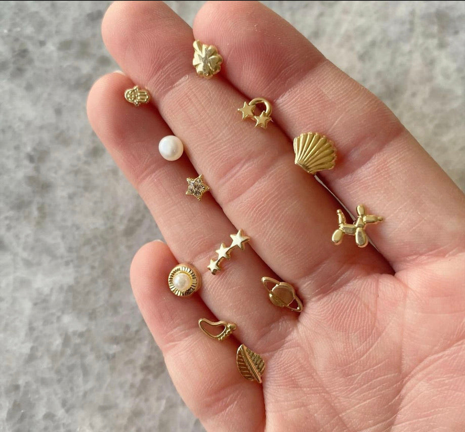 Seashell Stud