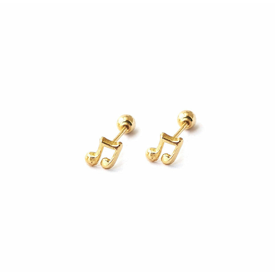 Musical Note Stud